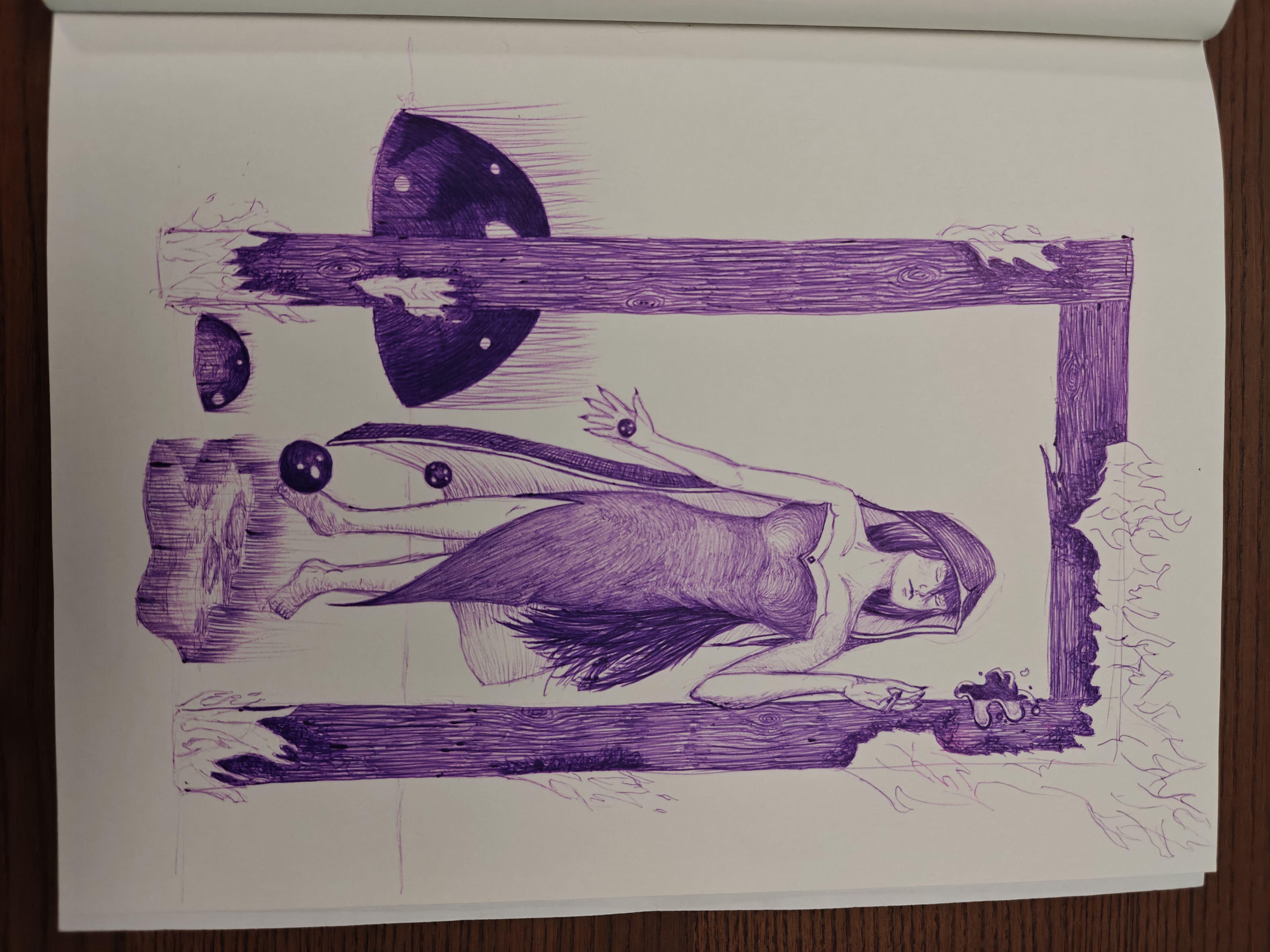 ballpoint pen on paper (Nov 2013)